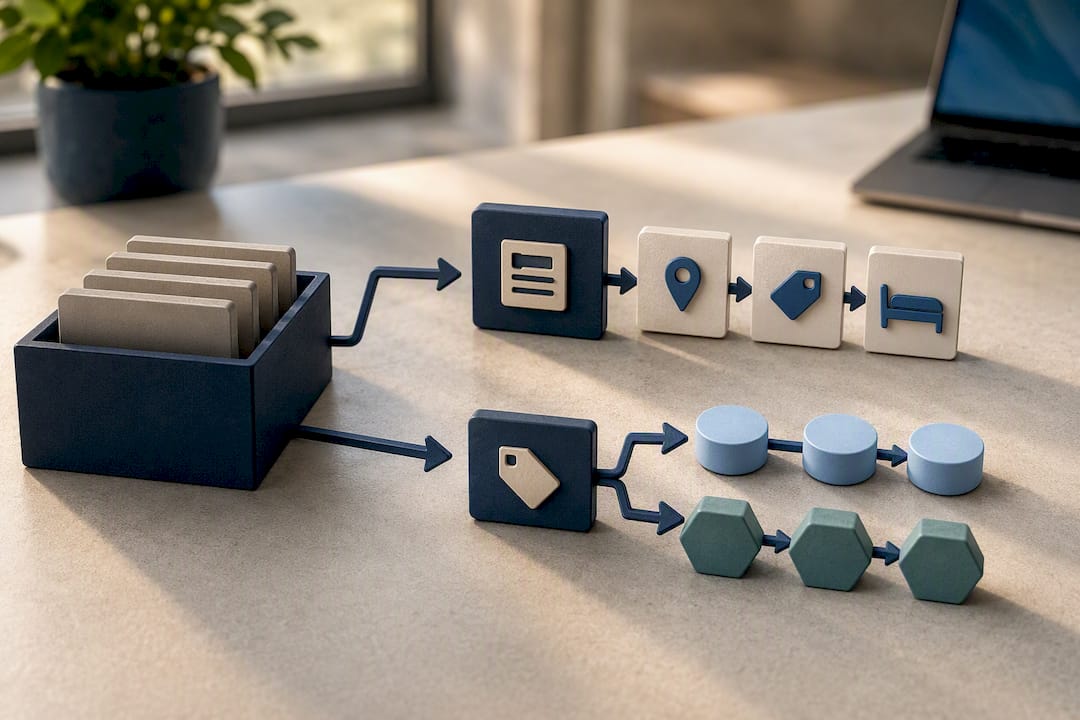 Mapping structured content into WordPress fields